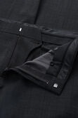 J.M. Haggar Wool Windowpane Suit Pant , Black / Charcoal view# 6