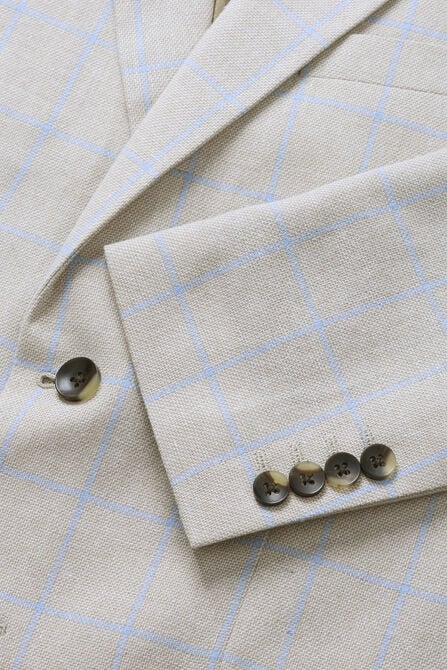 J.M. Haggar Premium Windowpane Blazer, Euro Blue view# 5