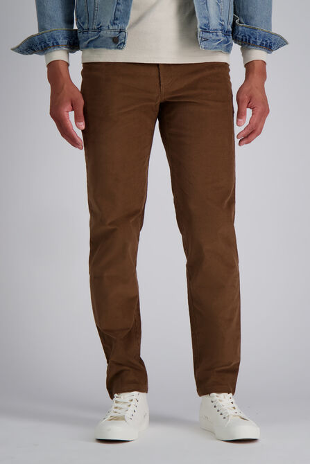 Stretch 5-Pocket Corduroy, Camel view# 2