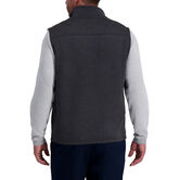 Bonded Fleece Sweater Vest,  Charcoal view# 2
