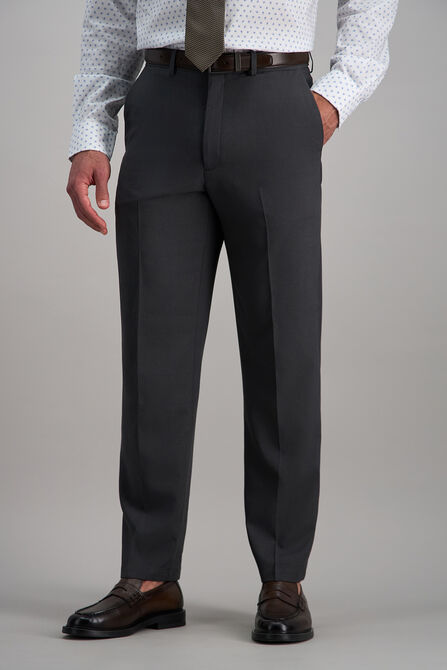 Premium Comfort Dress Pant - Tonal Glen Plaid, Black / Charcoal view# 1