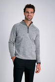 Long Sleeve Double Face Scuba Quarter Zip,  view# 4