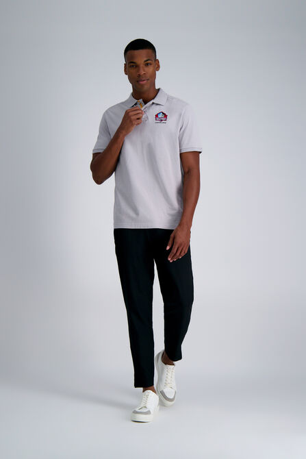 Pro Football Hall of Fame X Haggar - Vintage Wash Polo, Silver view# 5