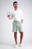 J.M. Haggar Tech Performance Solid Dress Shirt, White view# 3