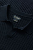 Johnny Collar Ribbed Sweater, Black view# 4