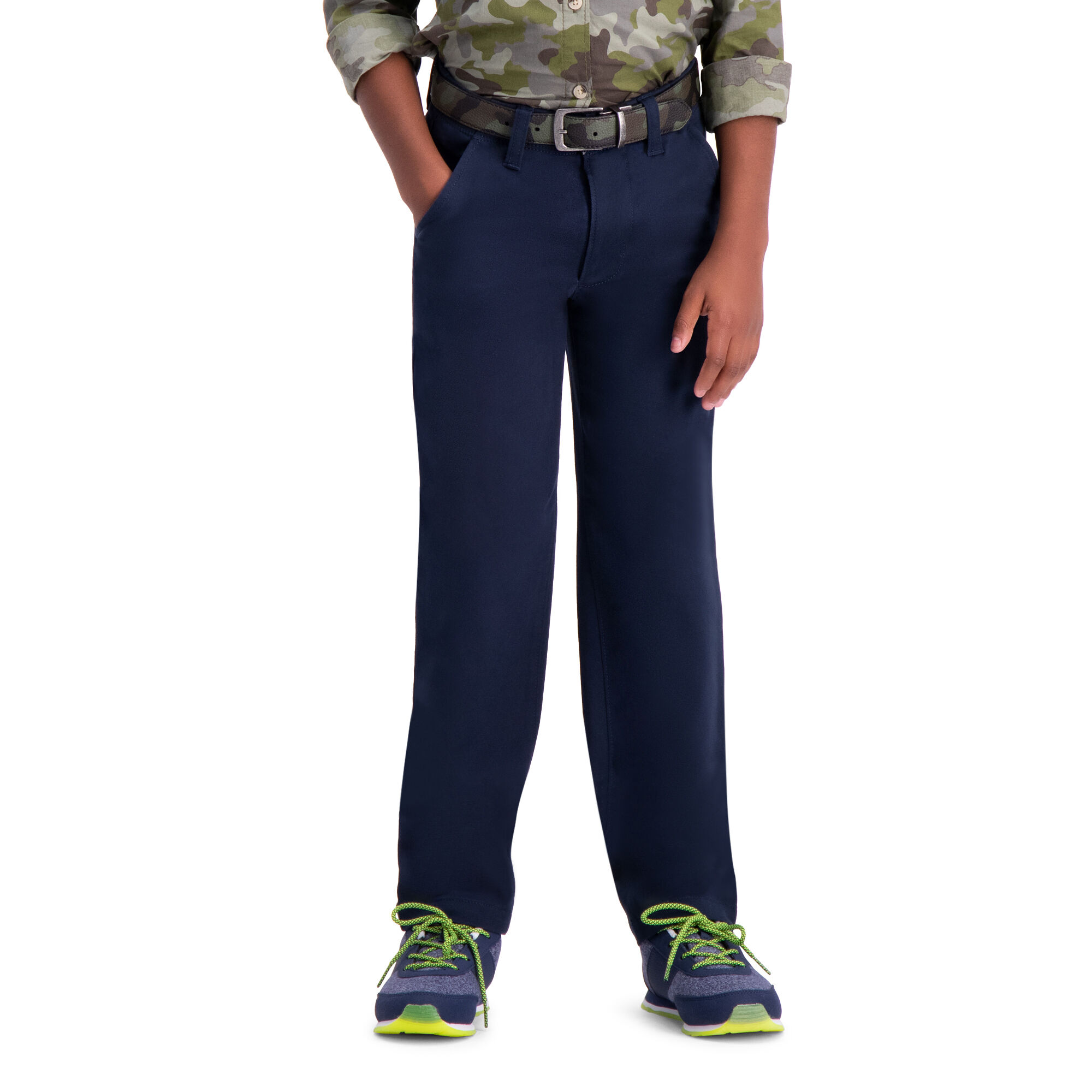 Haggar Boys Sustainable Chino (8-20) Navy (BCY8001) photo
