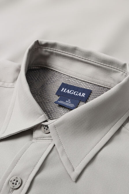 The Active Series&trade; Long Sleeve Solid Hike Shirt, Light Grey view# 5