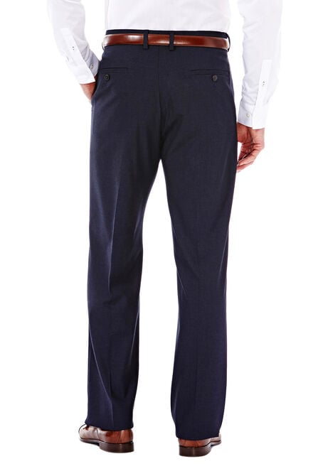 J.M. Haggar Premium Stretch Suit Pant - Flat Front, Dark Navy view# 3