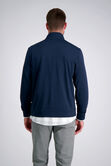 Full Zip Pique, Heather Navy view# 2