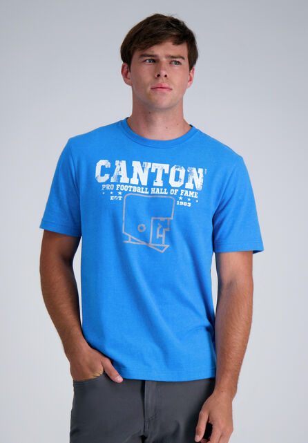 Pro Football Hall of Fame X Haggar - Canton Graphic Tee, Glacier Blue