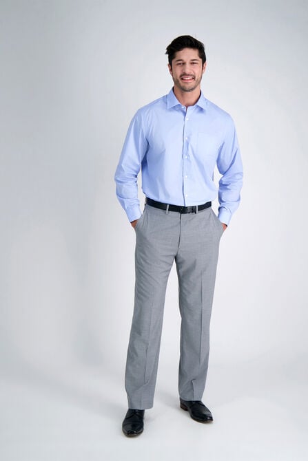 Light Blue Premium Comfort Dress Shirt, Light Blue view# 5