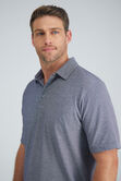 Short Sleeve Pique Polo, Med Grey view# 3