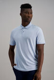 Short Sleeve Pique Polo, Sky view# 1