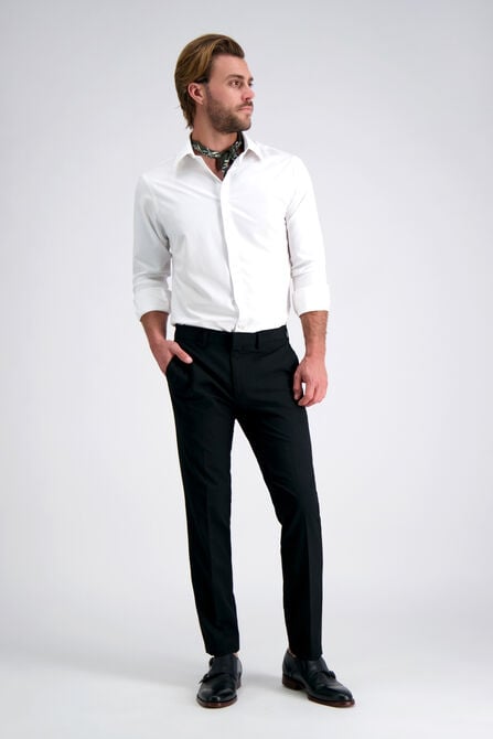 Performance Stretch Dress Shirt - White, White view# 3