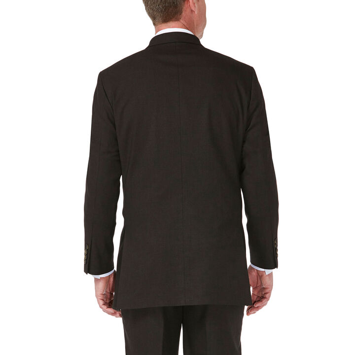 J.M. Haggar Premium Stretch Suit Jacket, Chocolate view# 2