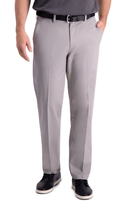 Premium Comfort Khaki Pant, Light Grey view# 1
