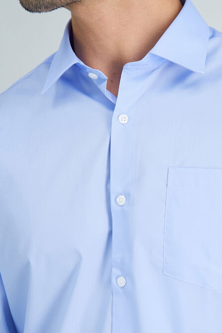 Light Blue Premium Comfort Dress Shirt, Light Blue view# 3