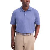 Cool 18&reg; Houndstooth Polo, Denim Blue view# 1