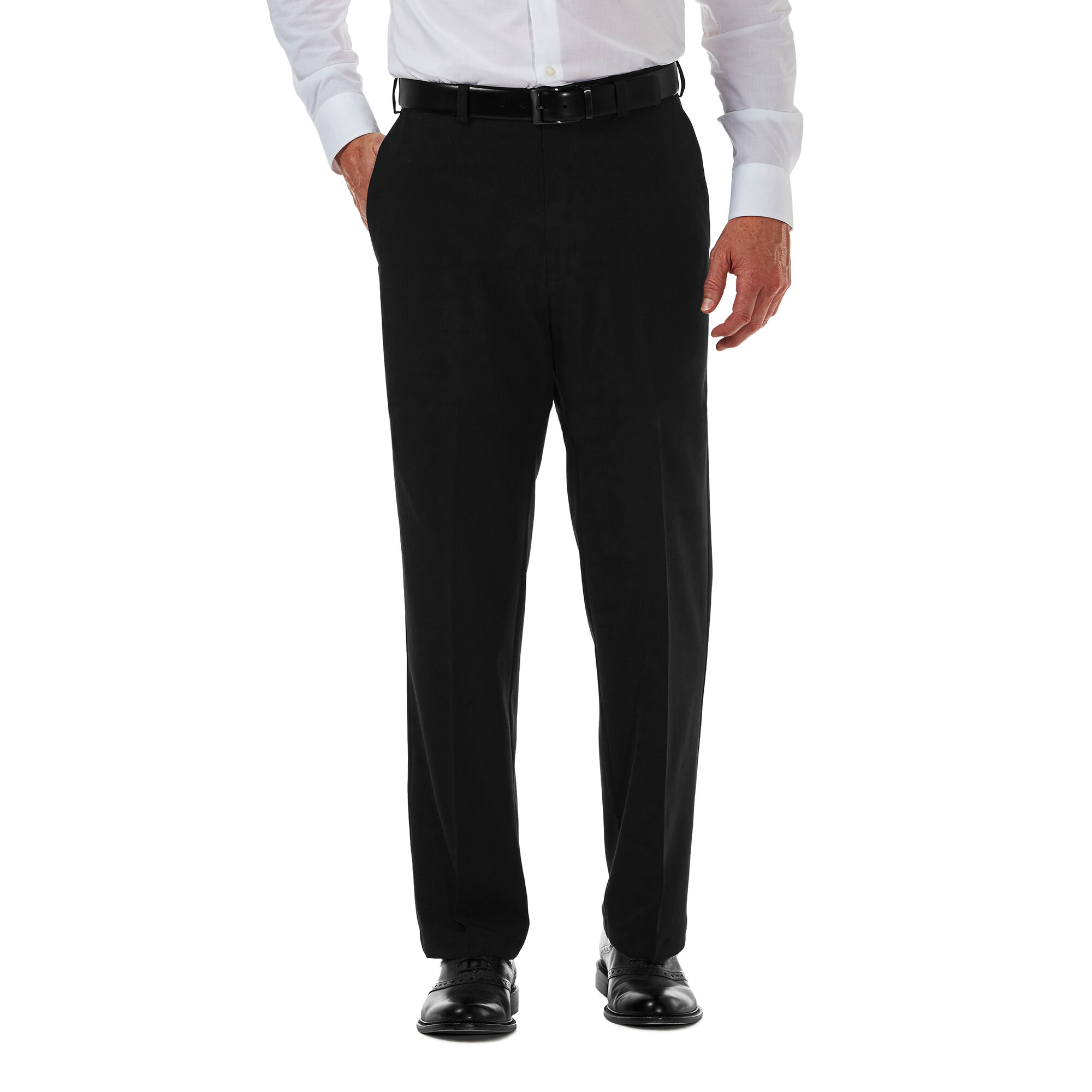 Haggar Cool 18 Pro Pant Black (HC00235 Clothing Pants) photo