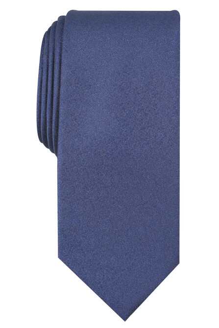 Carbon Solid Tie, Navy view# 1