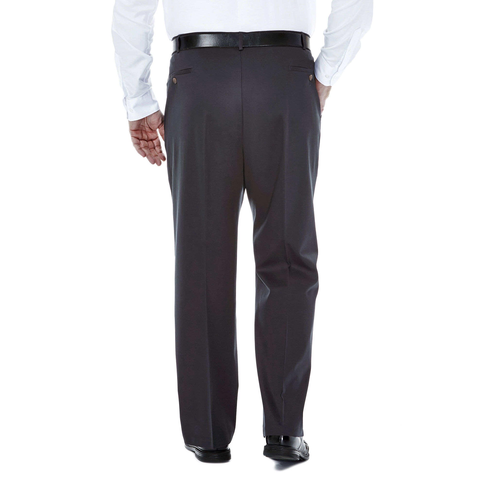 Haggar premium no iron khaki pleated online