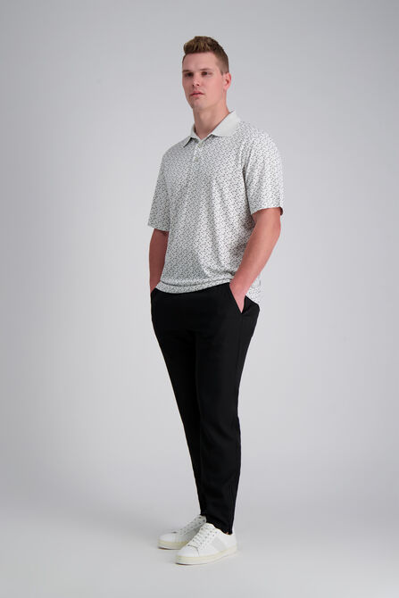 Short Sleeve Poly Polo, Light Grey view# 5