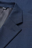J.M. Haggar Windowpane Suit Jacket, Blue Htr view# 5