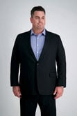 Big &amp; Tall J.M. Haggar Premium Stretch Suit Jacket, Black view# 2