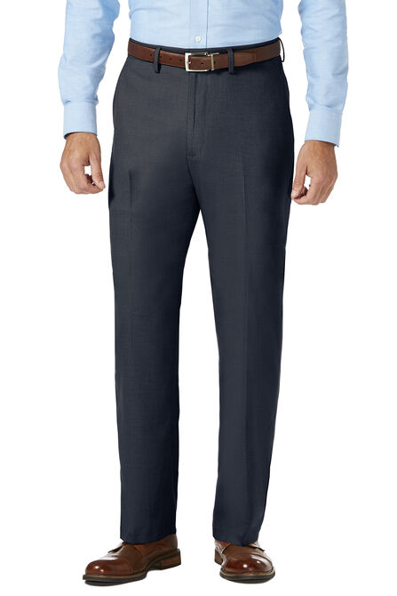 J.M. Haggar Dress Pant - Sharkskin, Dark Navy view# 1
