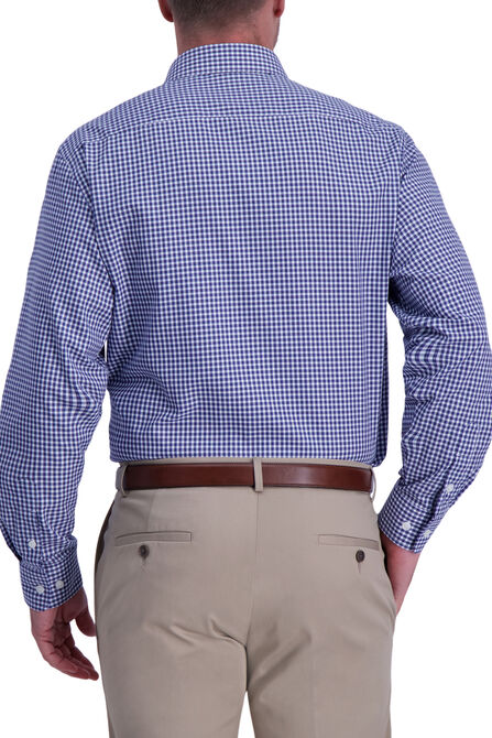 Plaid Premium Comfort Dress Shirt,  Navy view# 2
