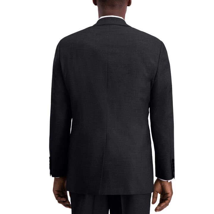 J.M. Haggar Texture Weave Suit Jacket, Charcoal Htr view# 2