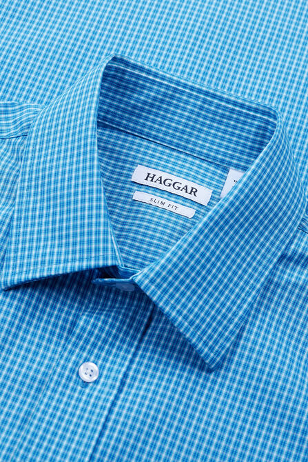 Premium Comfort Dress Shirt - Aqua, Turquoise / Aqua view# 4