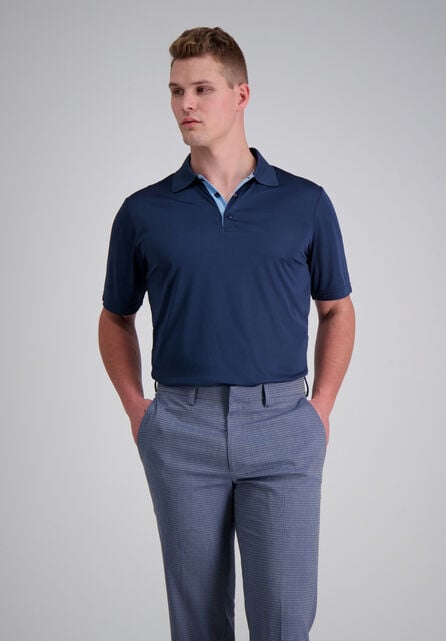 Life Khaki&trade; Solid Short Sleeve Polo, Navy