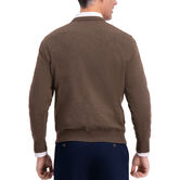 V-Neck Sweater, Dark Brown view# 2