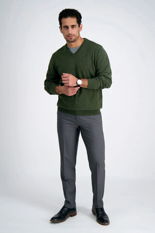Premium Comfort Dress Pant, Dark Grey
