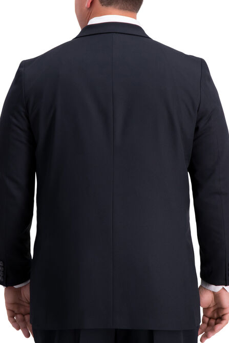 Big &amp; Tall Active Series&trade; Herringbone Suit Jacket, Black view# 2