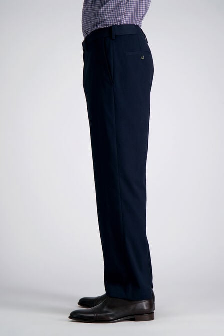 J.M. Haggar Micro Herringbone Suit Pant, Navy view# 2