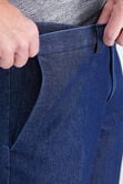 Stretch Denim Trouser, Medium Blue view# 6