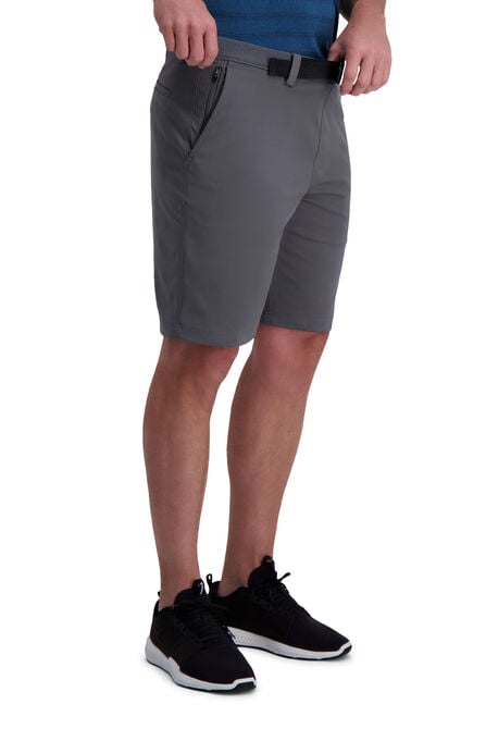 The Active Series&trade; Stretch Solid Short, Med Grey view# 4