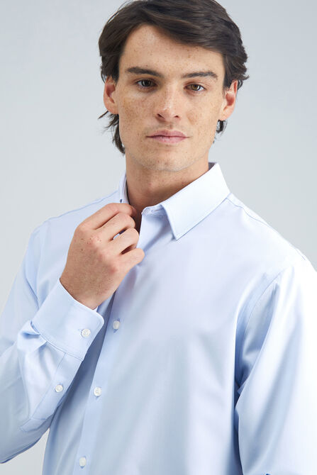 Smart Wash&trade; Dress Shirt - Blue,  view# 4