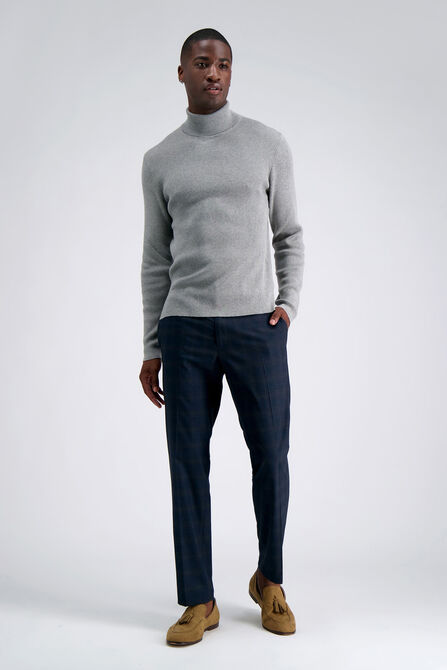 Long Sleeve Turtleneck Sweater, Iron Htr view# 3