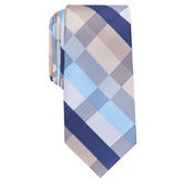 Clarence Plaid Tie, Khaki view# 1