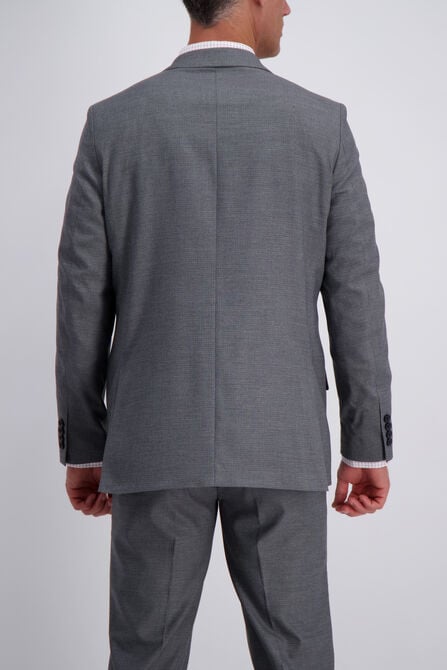 J.M. Haggar Suit Coat - Subtle Grid, Graphite view# 3