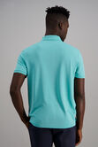Short Sleeve Pique Polo, Teal view# 2