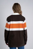 Pro Football Hall of Fame X Haggar - Vintage Wash Rugby Polo,  Brown #369 view# 4