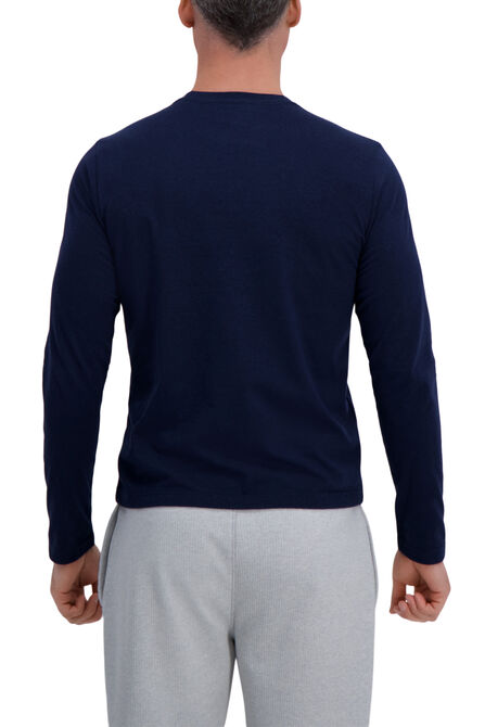 Jaspe Long Sleeve Crewneck Tee, Dark Navy view# 2