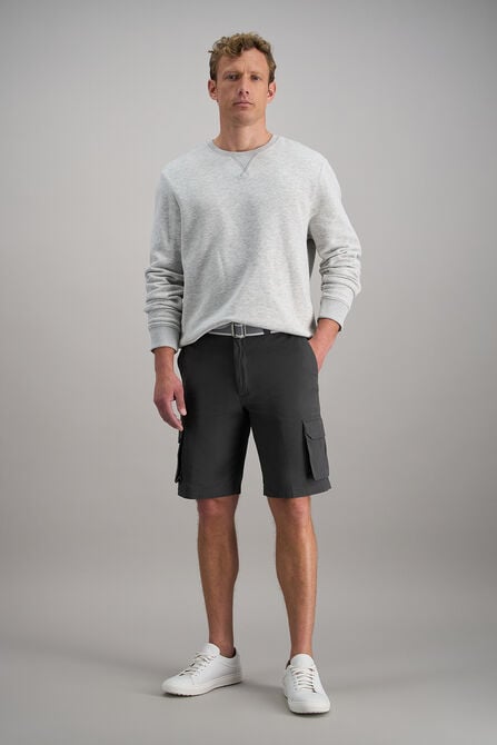 Stretch Cargo Short with Tech Pocket, Graphite view# 3