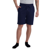 Textured Fleece Lounge Short , Indigo view# 1