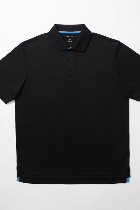 The Active Series&trade; Performance Poly Polo, Black view# 4