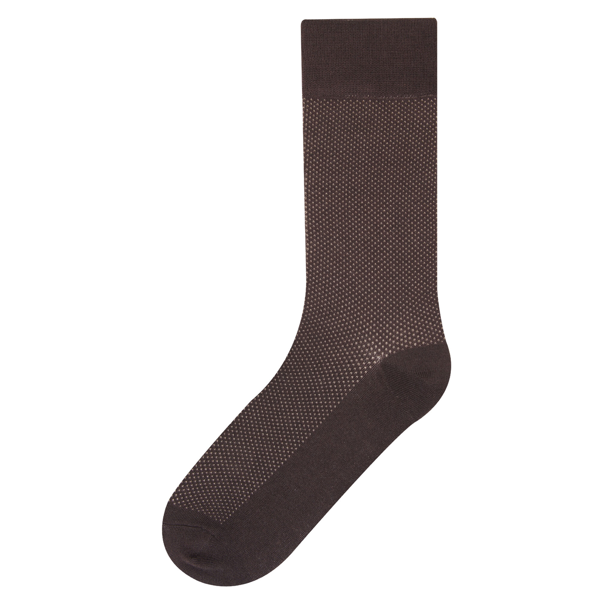 Haggar Small Dot Dress Socks Bark (5R19-2020 Clothing Underwear & Socks) photo